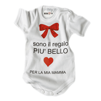 Stampa serigrafica su body bimbi Hirostampe Quarto d'Altino